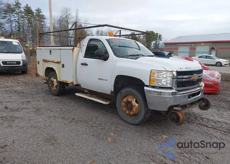 2012 Chevrolet Silverado 2500Hd Work Truck из США, поврежденный, VIN 1GC0KVCG0CZ172996
